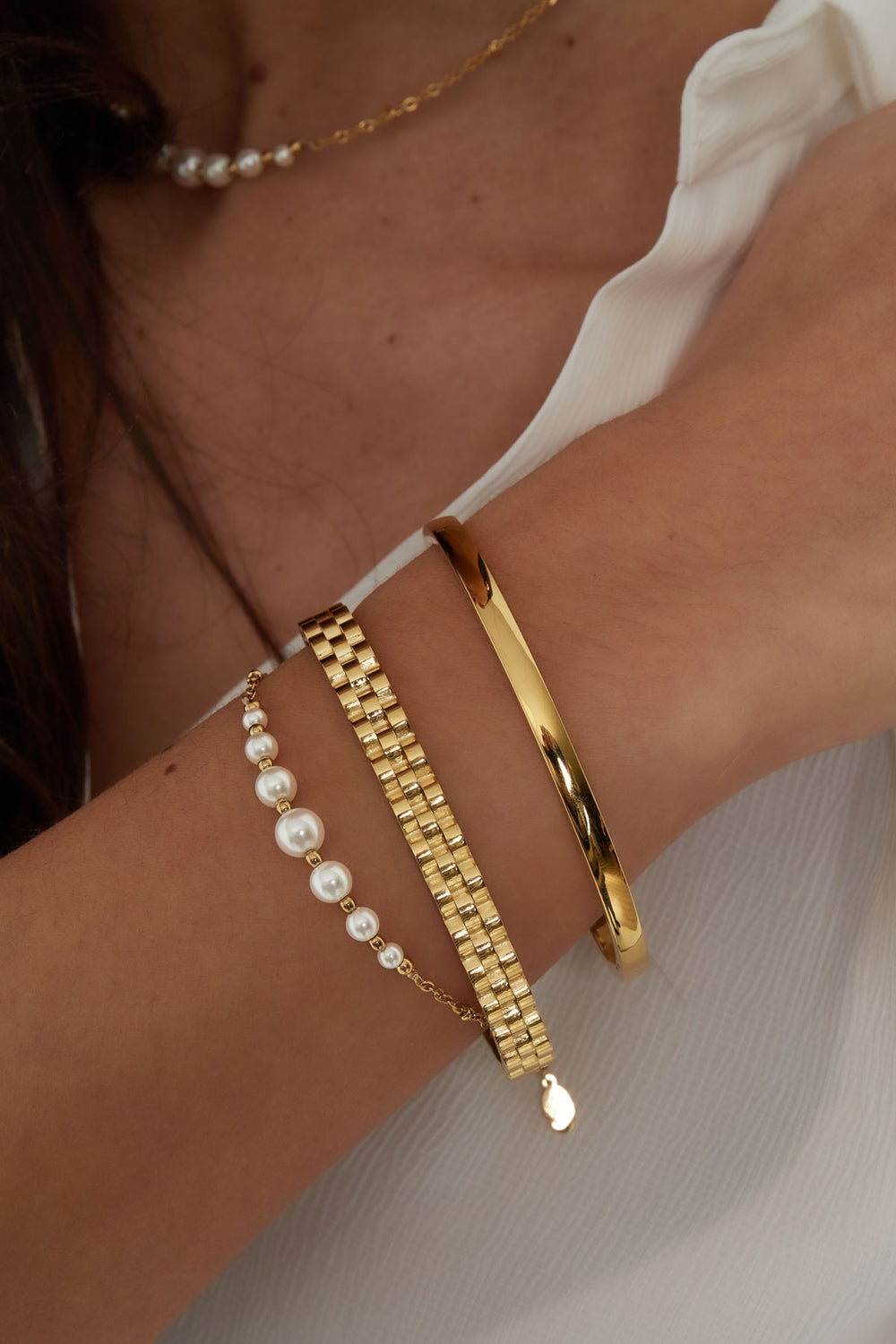 pearl party bracelet