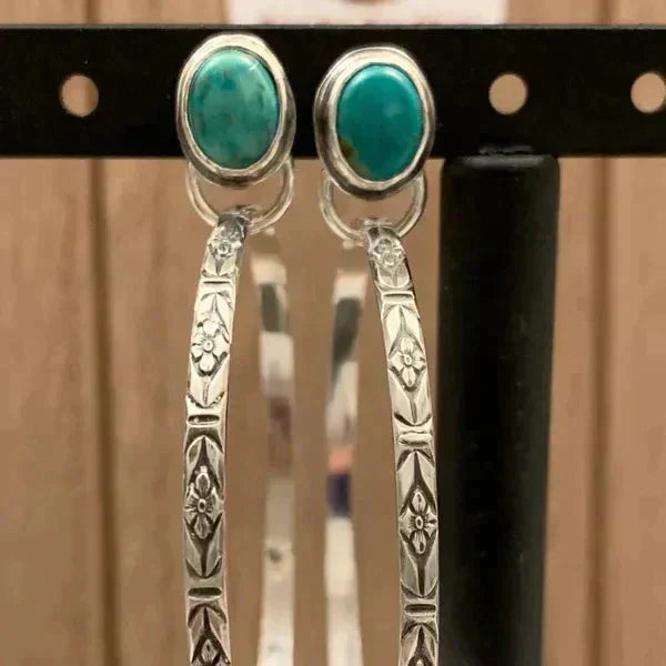 Retro Onyx Bohemian Oorbellen