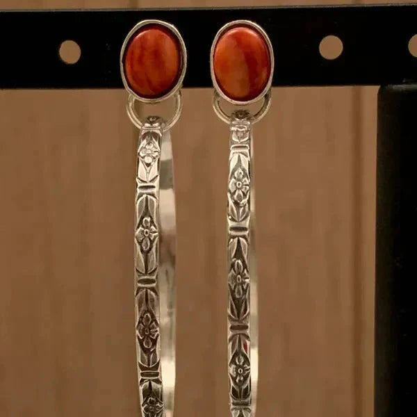 Retro Onyx Bohemian Oorbellen