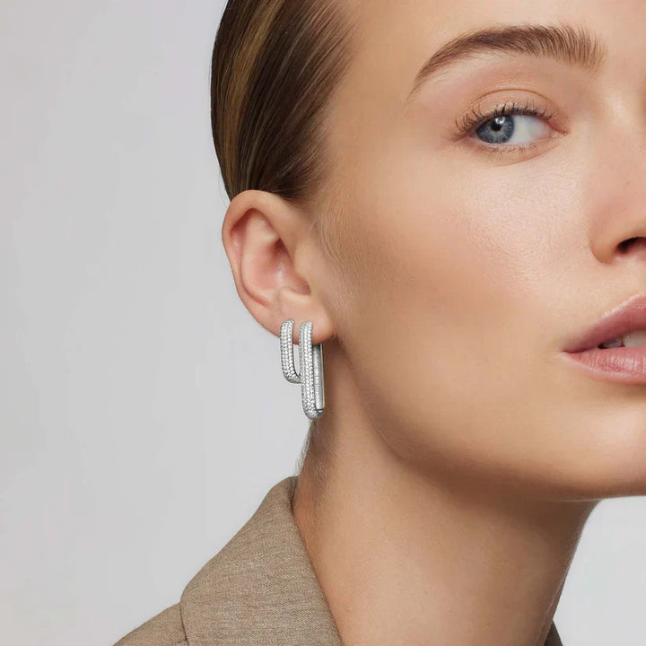 Iconic Pavé Hoop Earrings