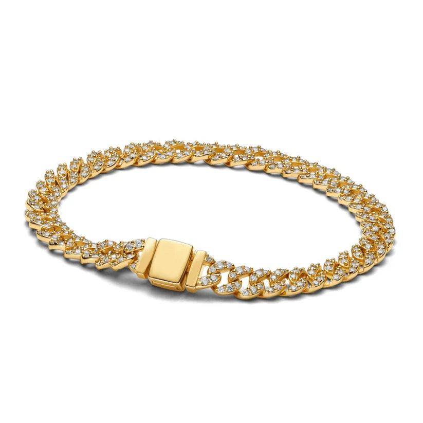 Moissanite Cuban Armbånd