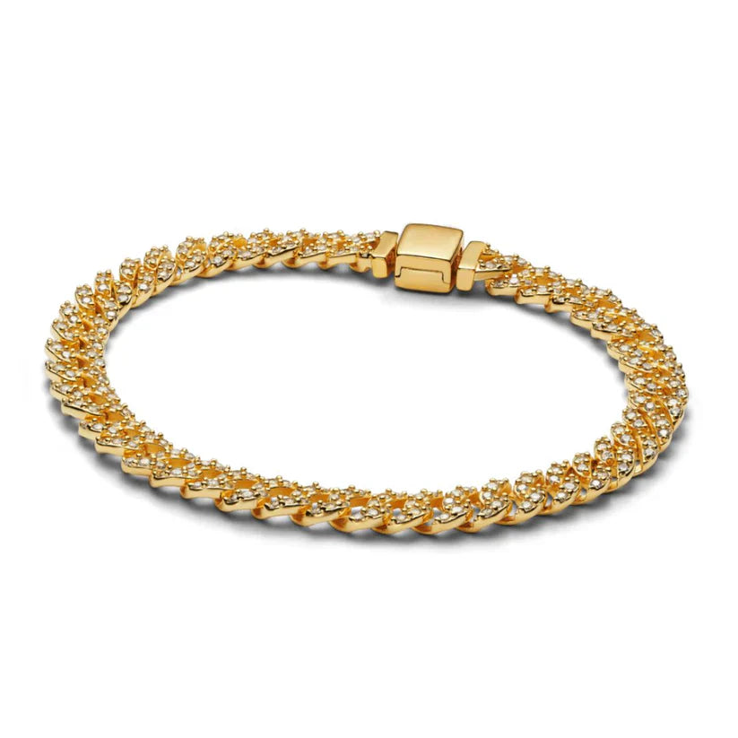 Moissanite Cuban Armbånd