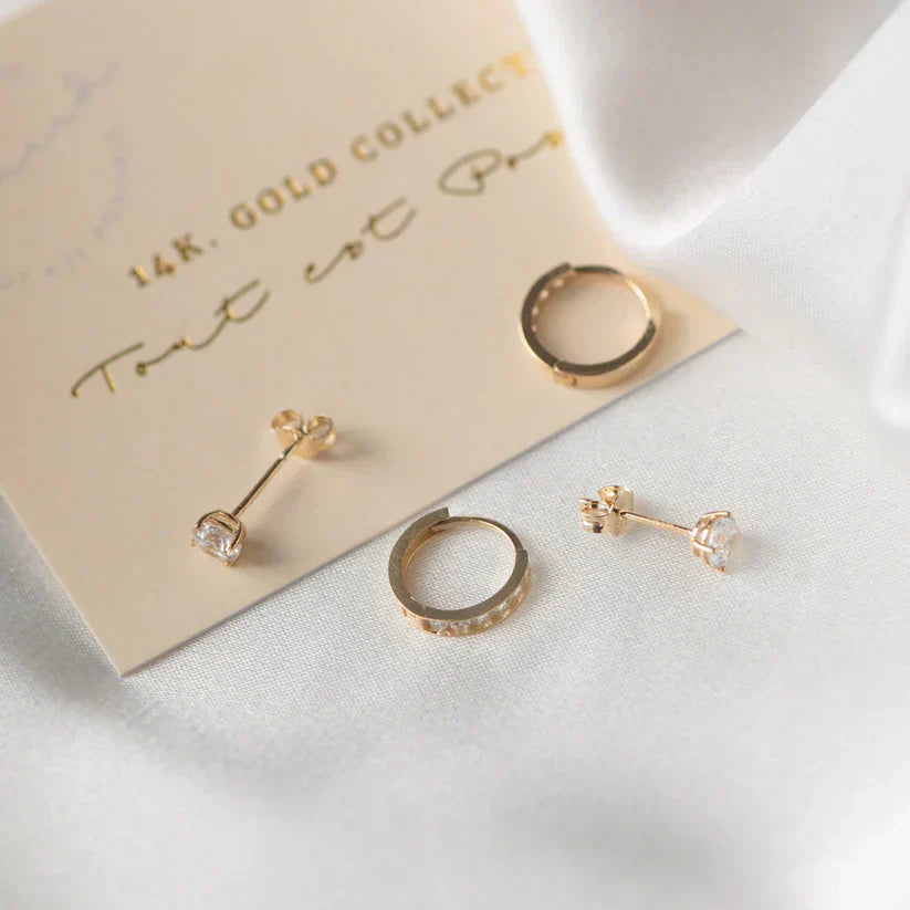 Dara Brillane Steen Earring Set
