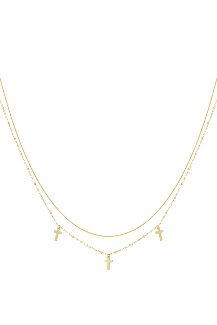   Layered Necklaces Cross Casual Daily Simple Series Women's jewelry