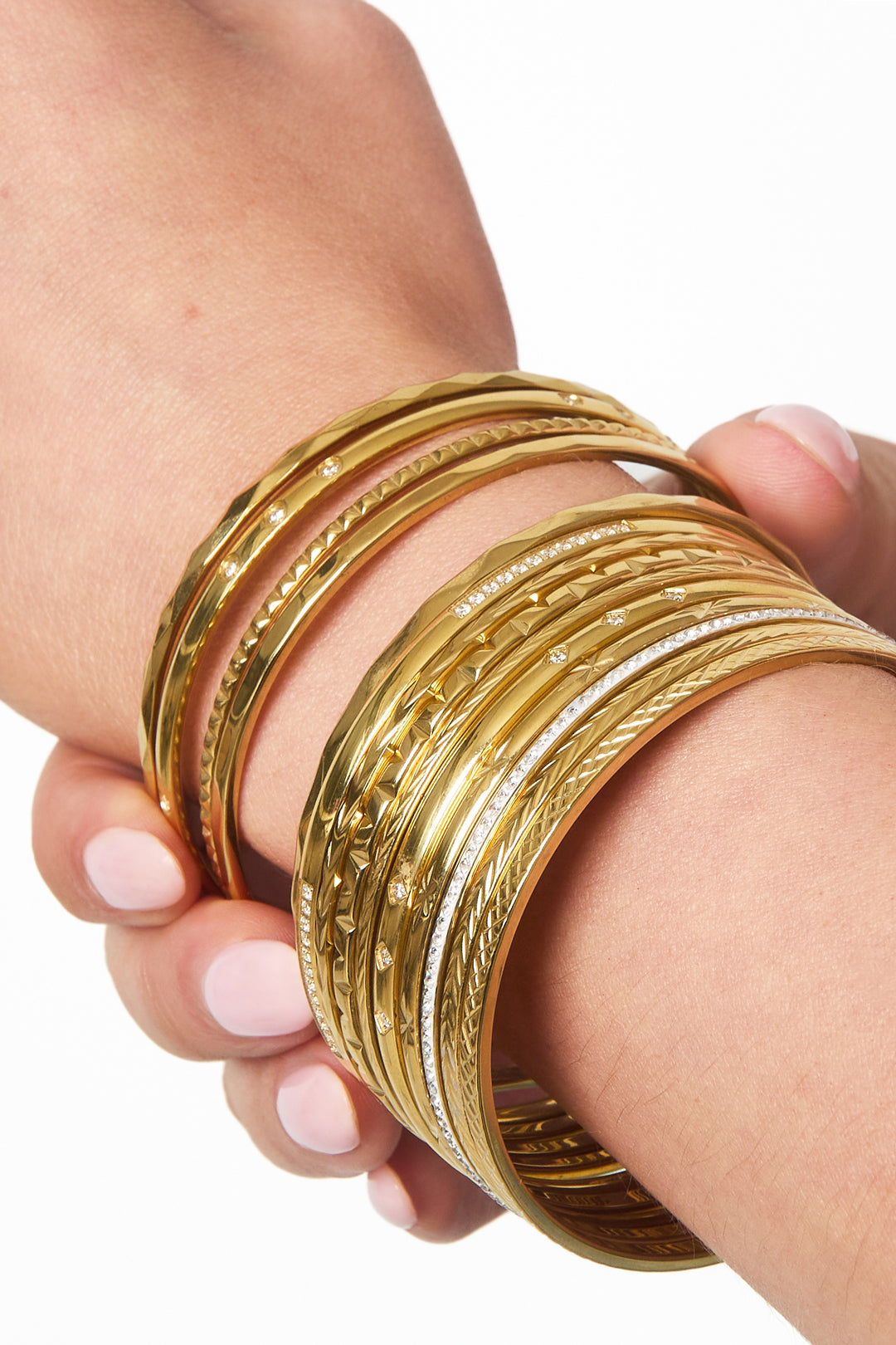 Rhinestone bangle