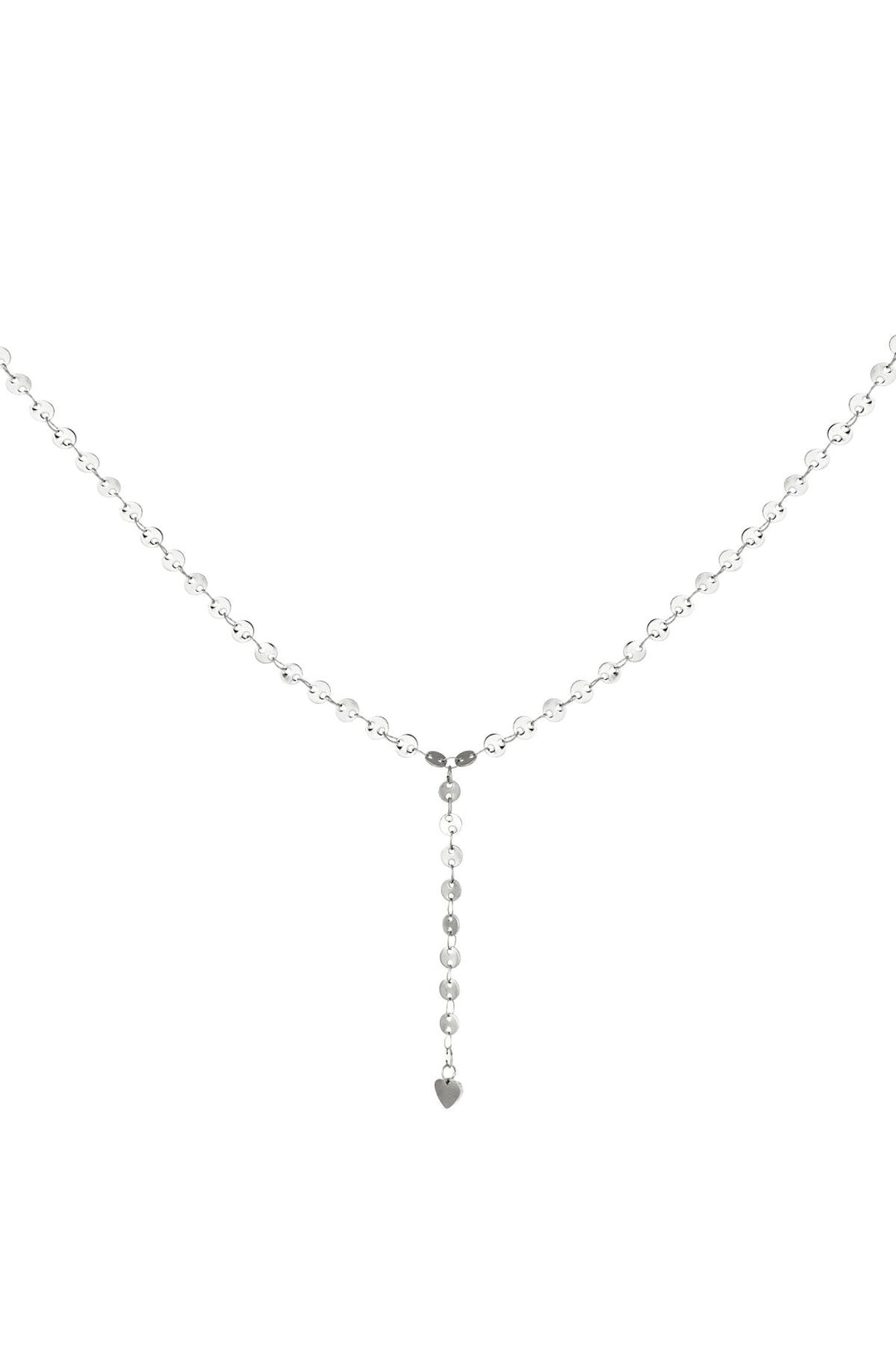 stainless steel y-chain necklace