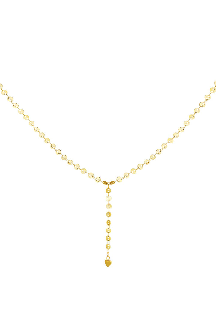 stainless steel y-chain necklace