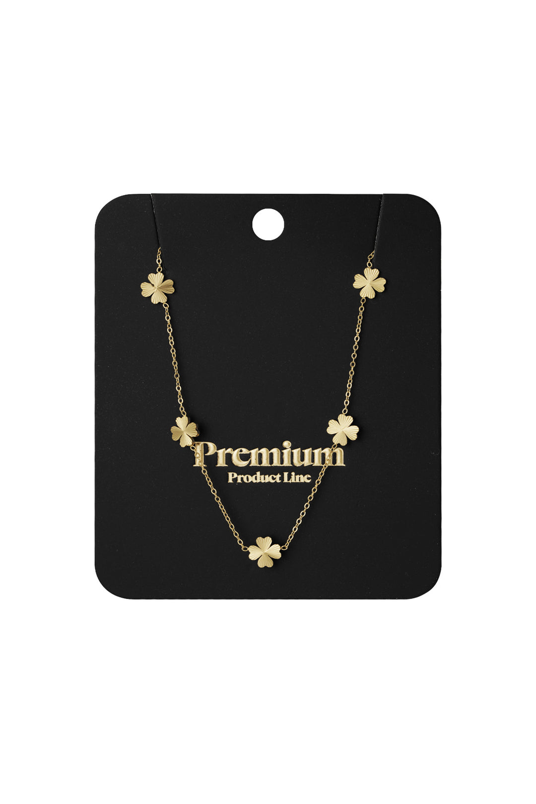 leafy luck necklace