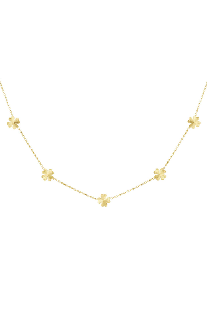 leafy luck necklace