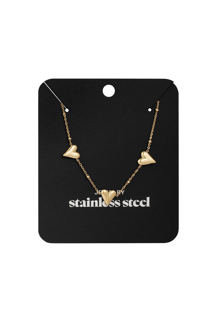 triple love necklace