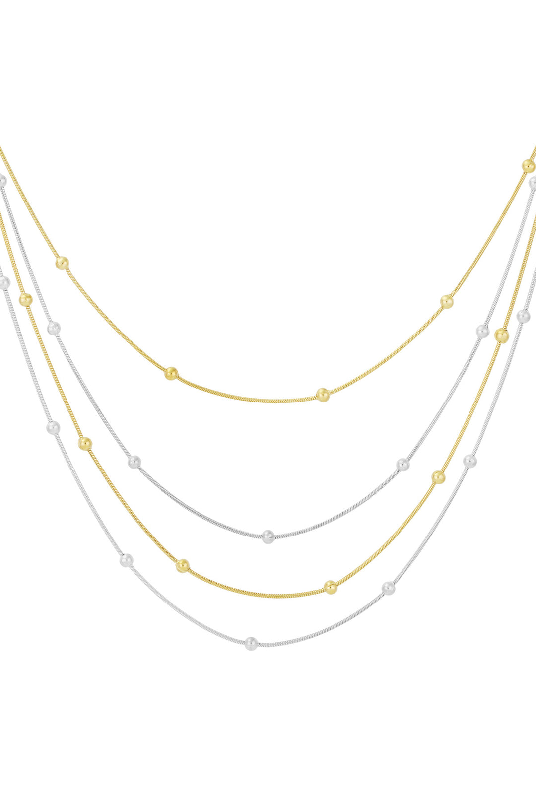 dotty layers necklace