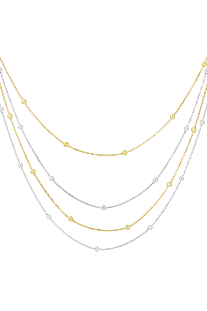 dotty layers necklace