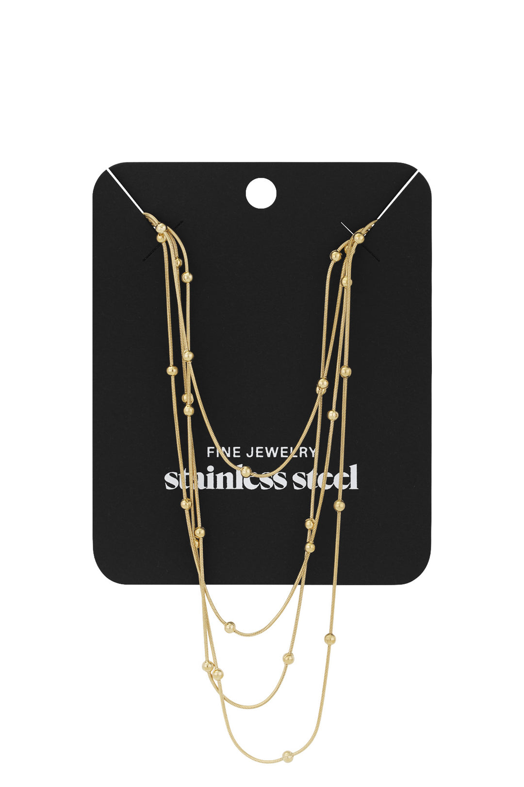 dotty layers necklace