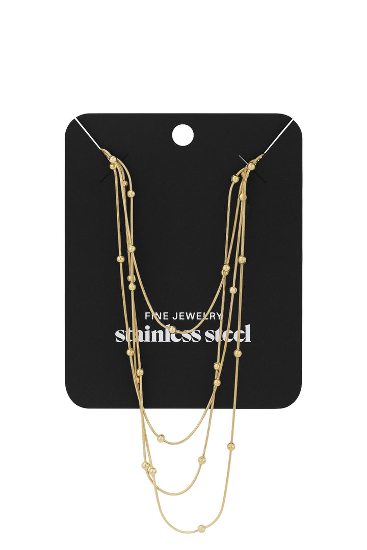 dotty layers necklace