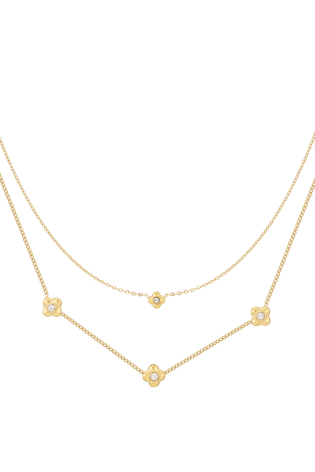 flowery necklace