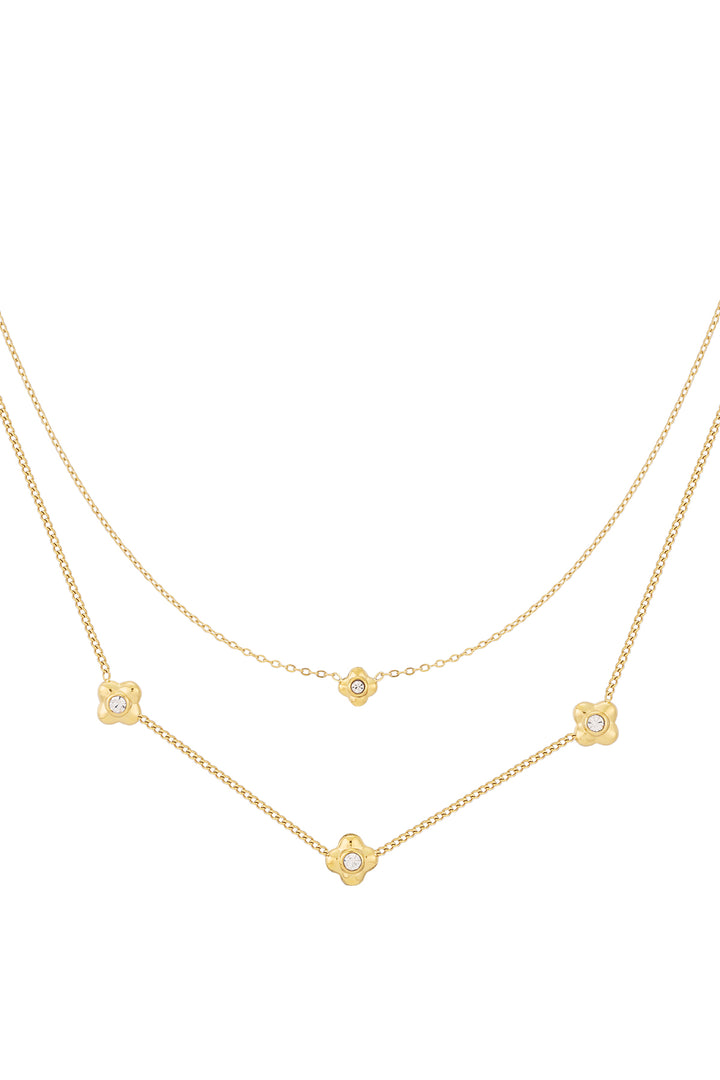 flowery necklace