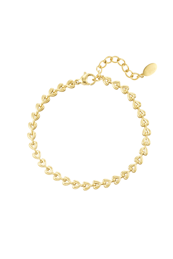 bracelet linked hearts