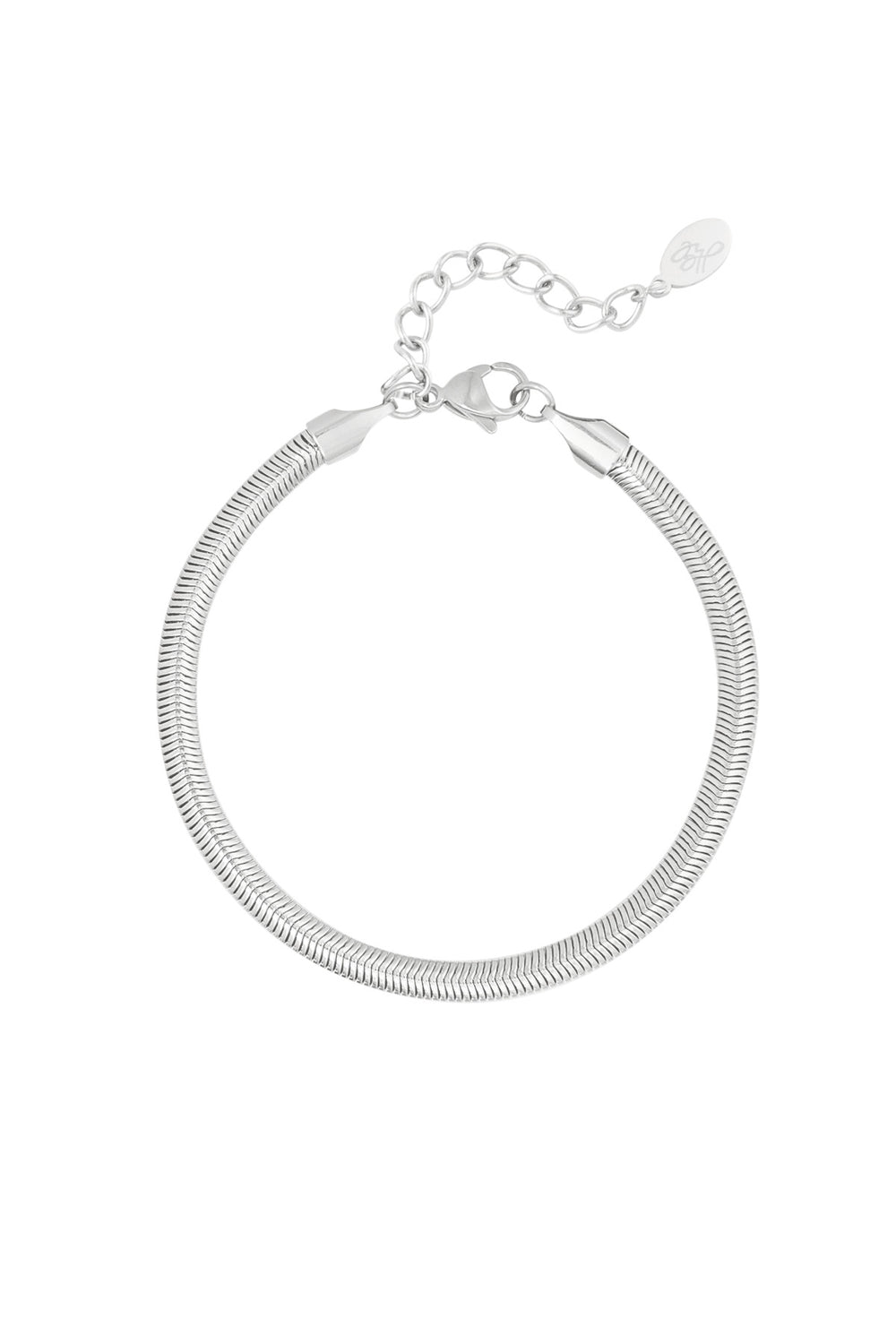 Bracelet flat herringbone narrow - 4.0MM