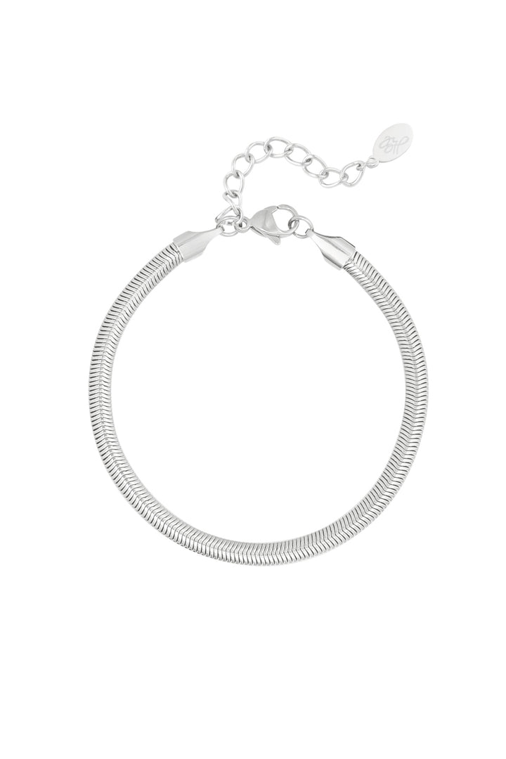Bracelet flat herringbone narrow - 4.0MM