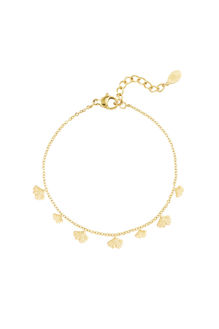 Classic bracelet with shell charms - Silver Color color