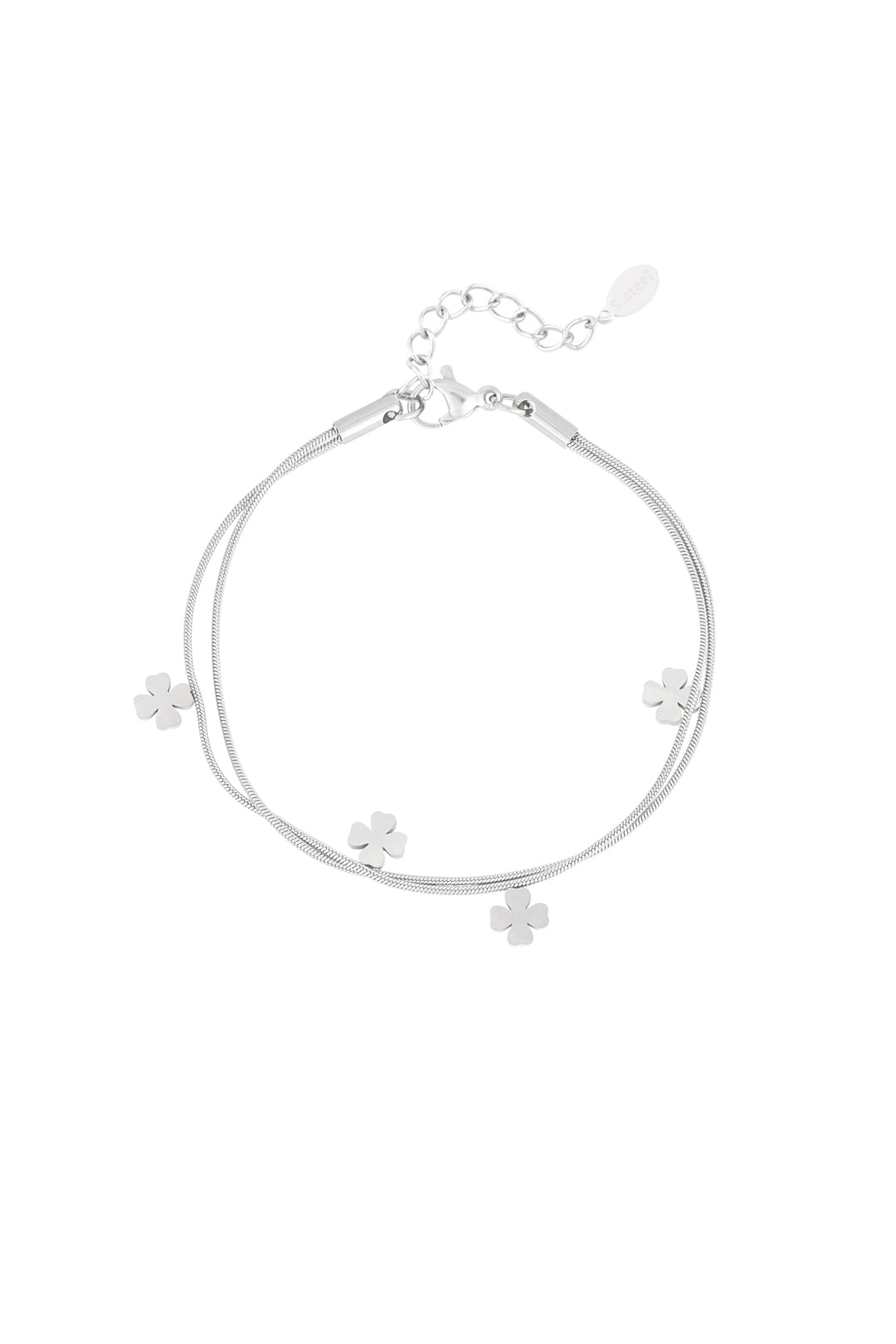 double clover bracelet