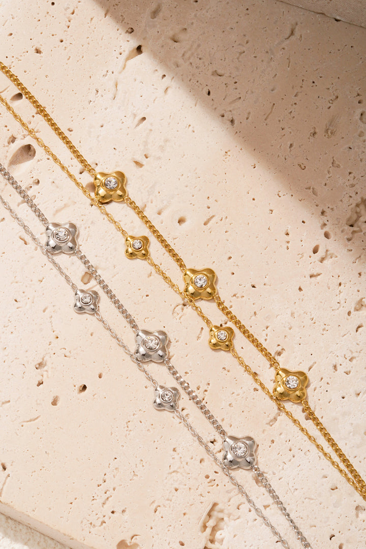 flowery bracelet
