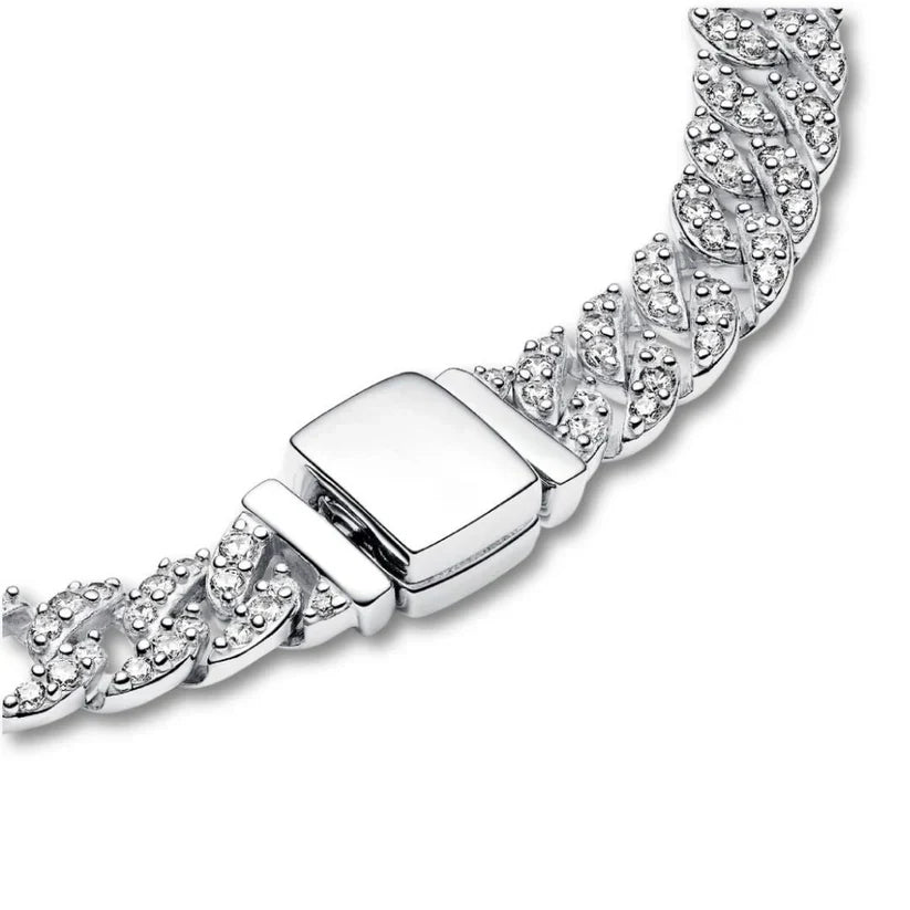 Moissanite Cuban Armbånd