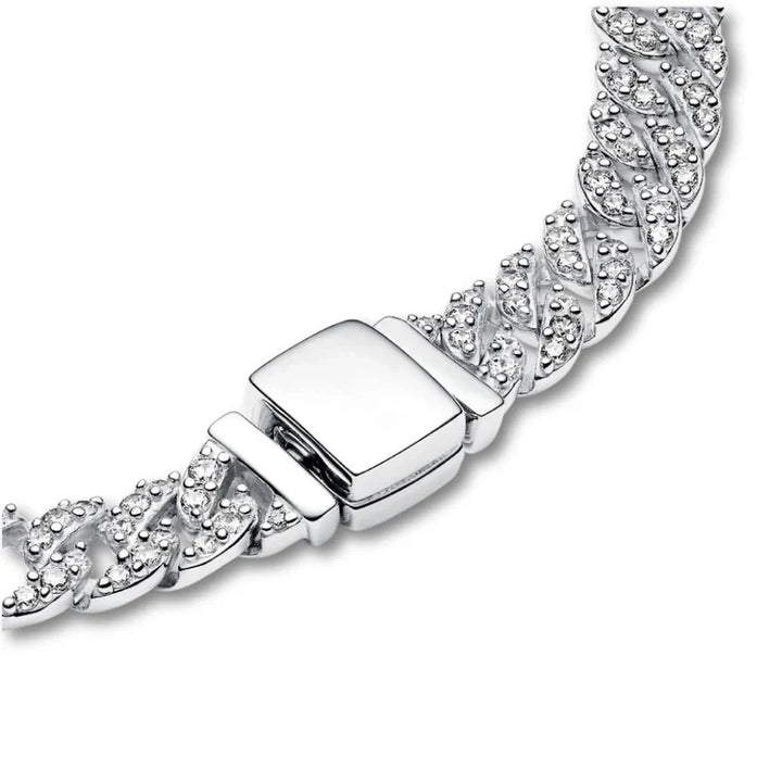 Moissanite Cuban Armbånd