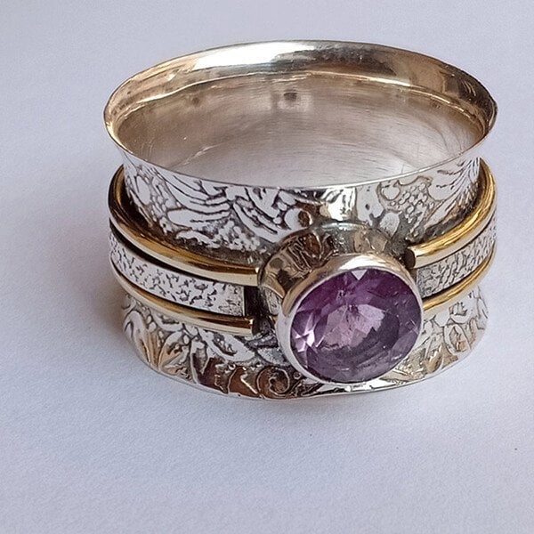 Boho Krystal Meditationsring