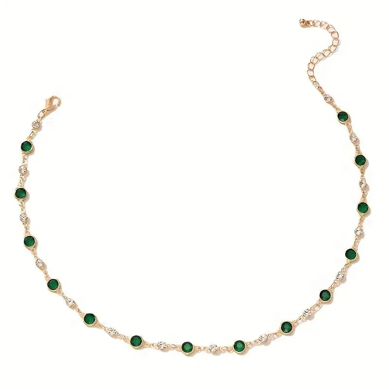 Groene Smaragd Hanger Ketting