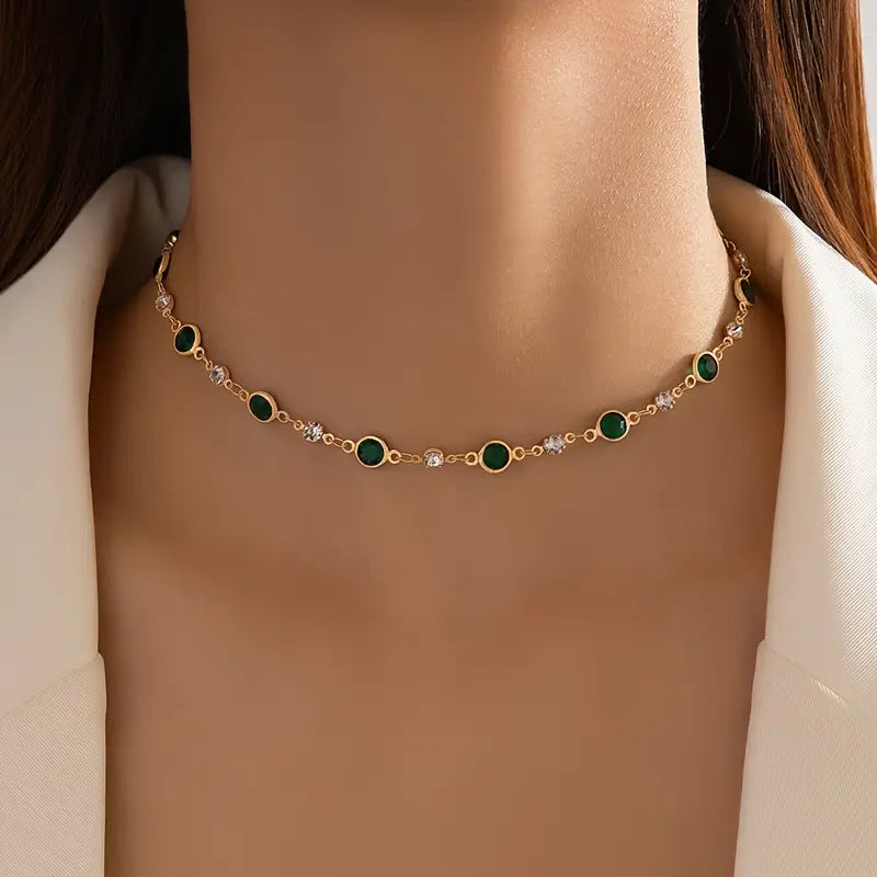 Groene Smaragd Hanger Ketting