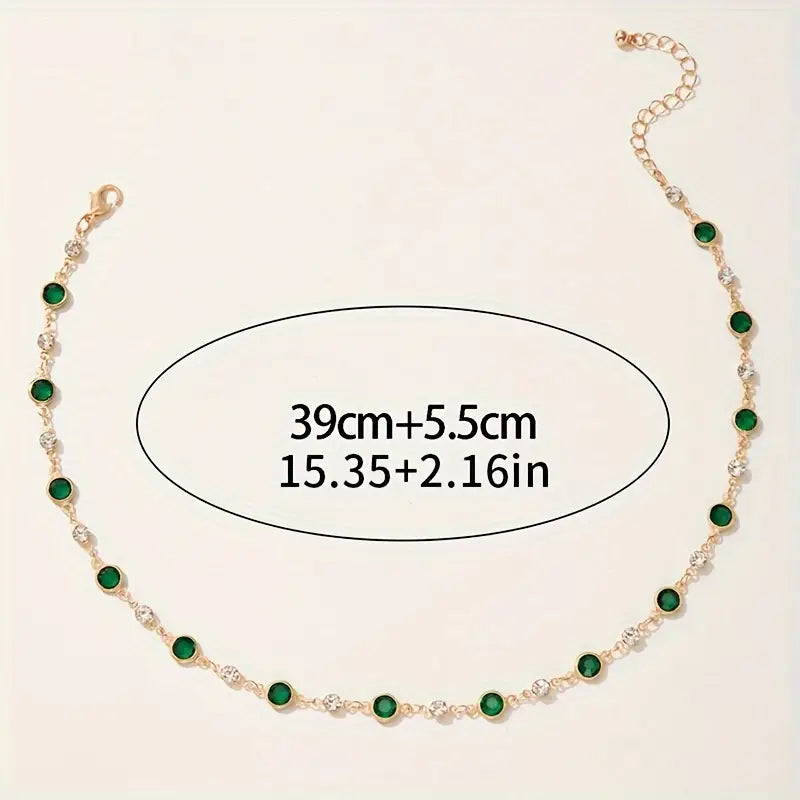 Groene Smaragd Hanger Ketting