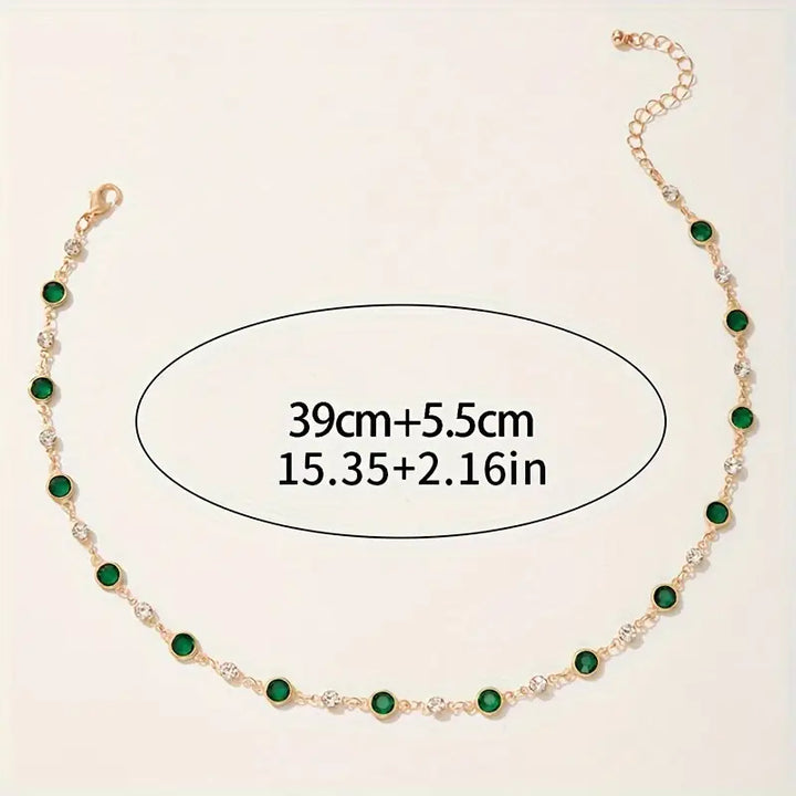 Groene Smaragd Hanger Ketting