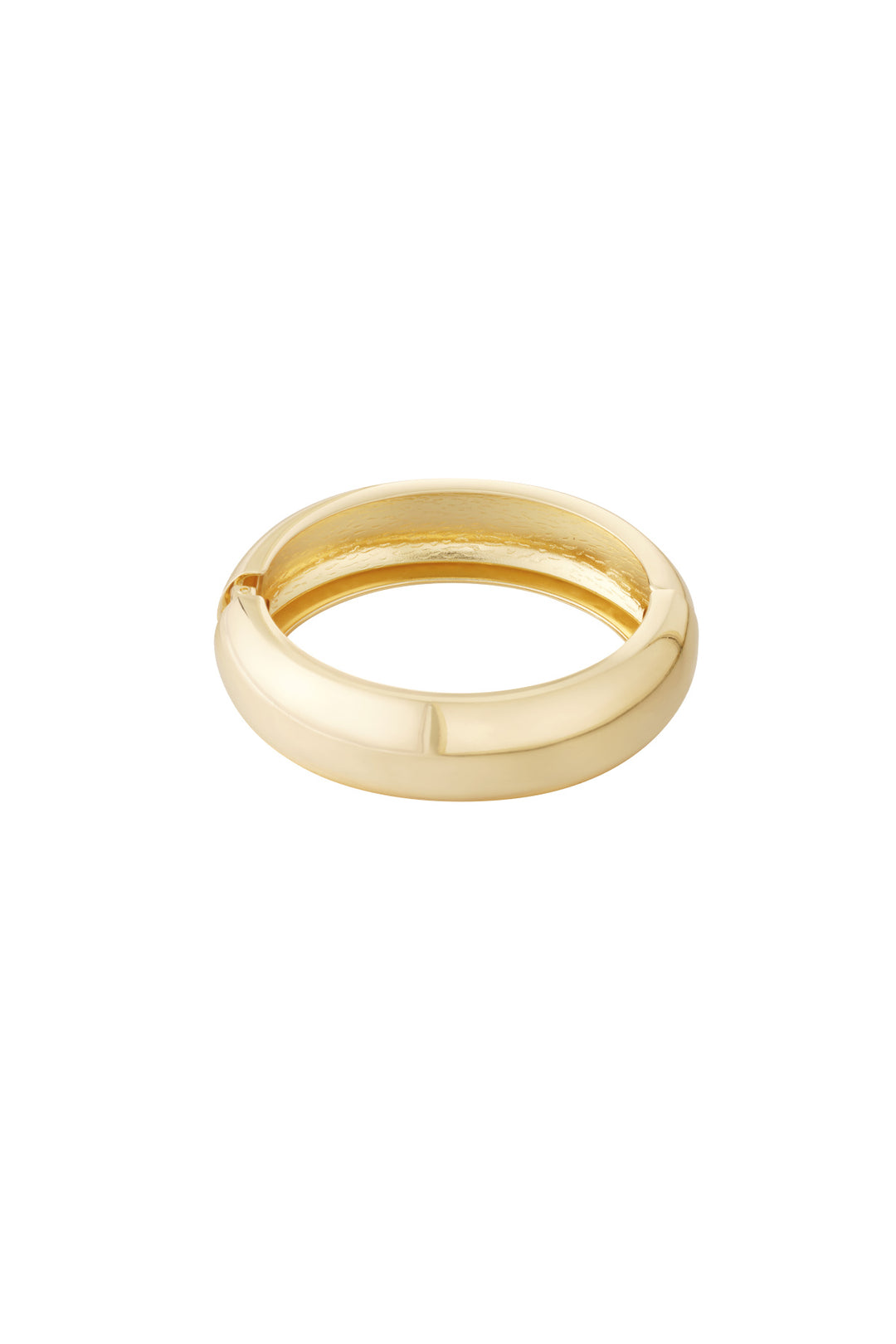 Golden curve bangle