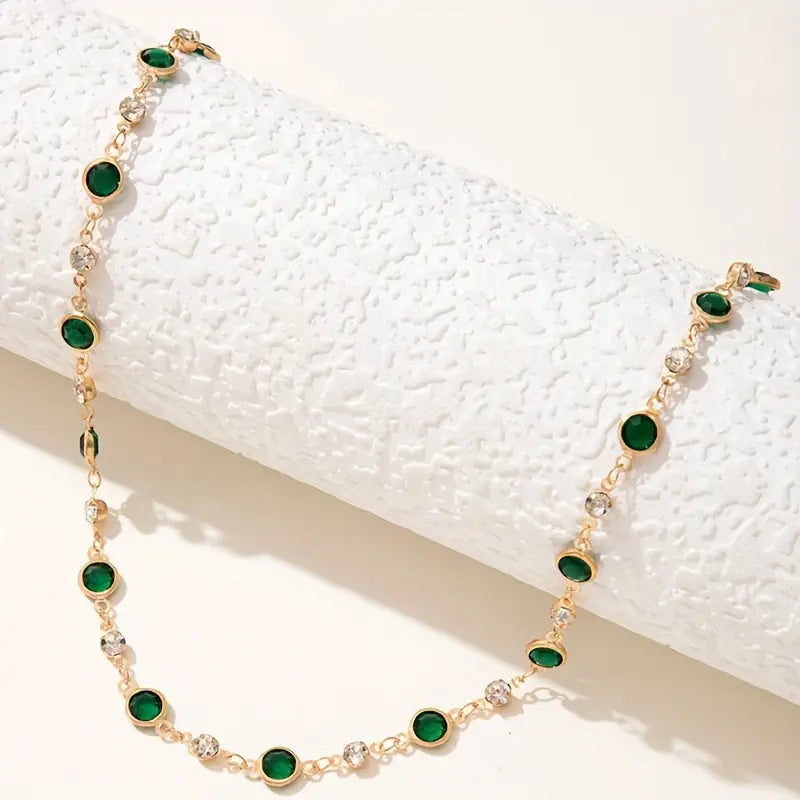 Groene Smaragd Hanger Ketting