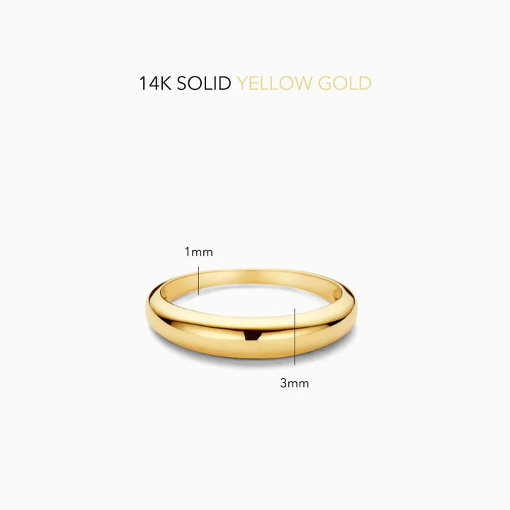 Mid-Sized Dome Ring