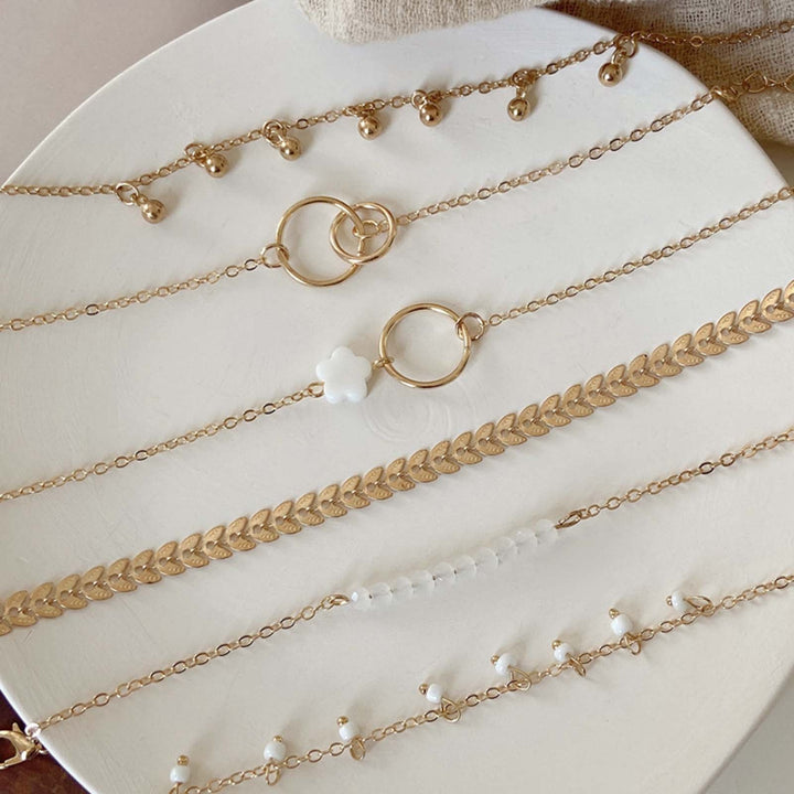 Retro Gouden Armband Set