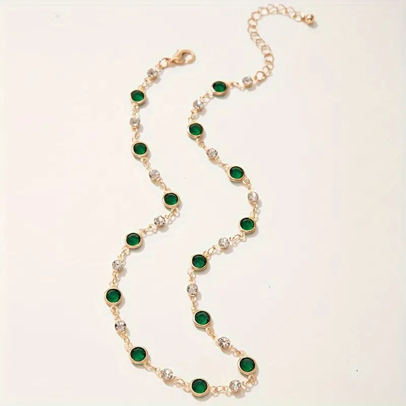 Groene Smaragd Hanger Ketting