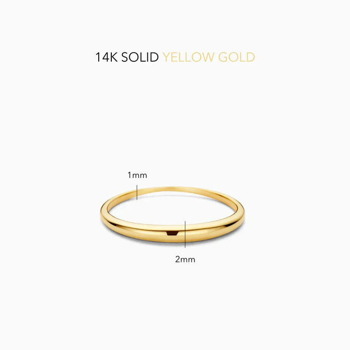 Slim Dome Ring