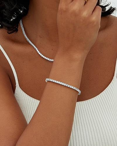 Moissanite Tennis Bracelet