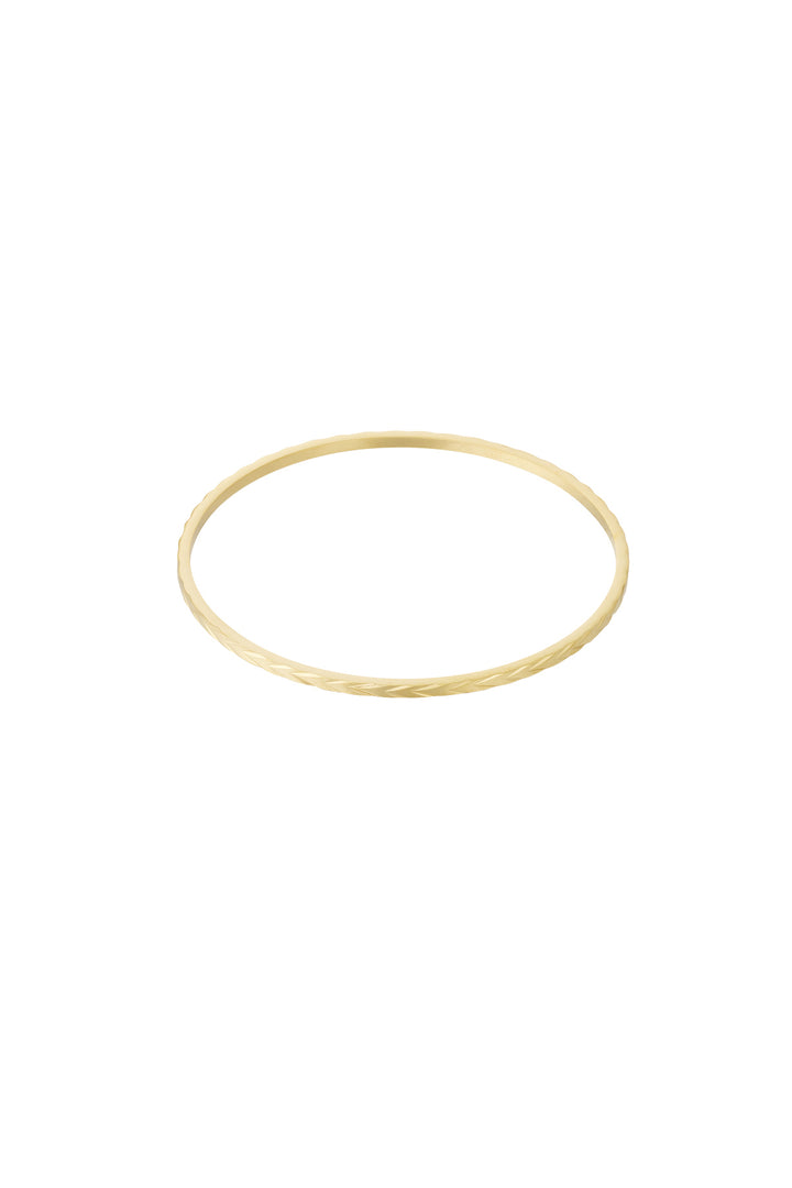 Simple braided bangle