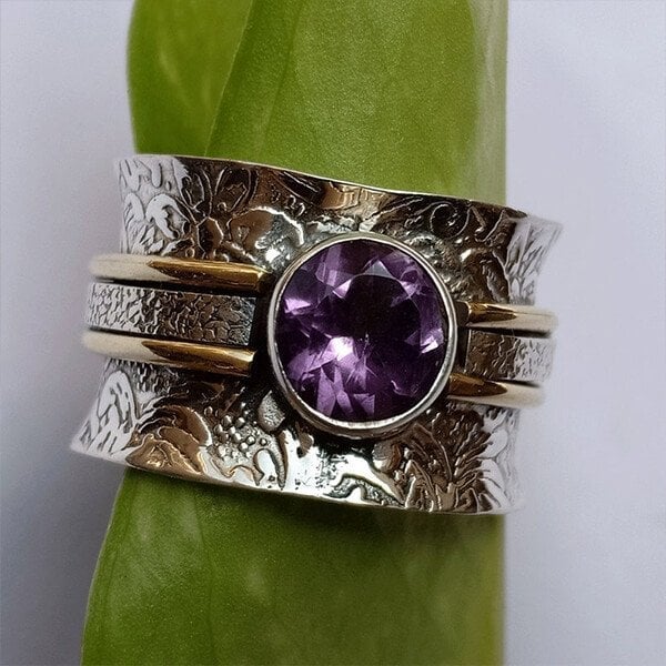 Boho Krystal Meditationsring