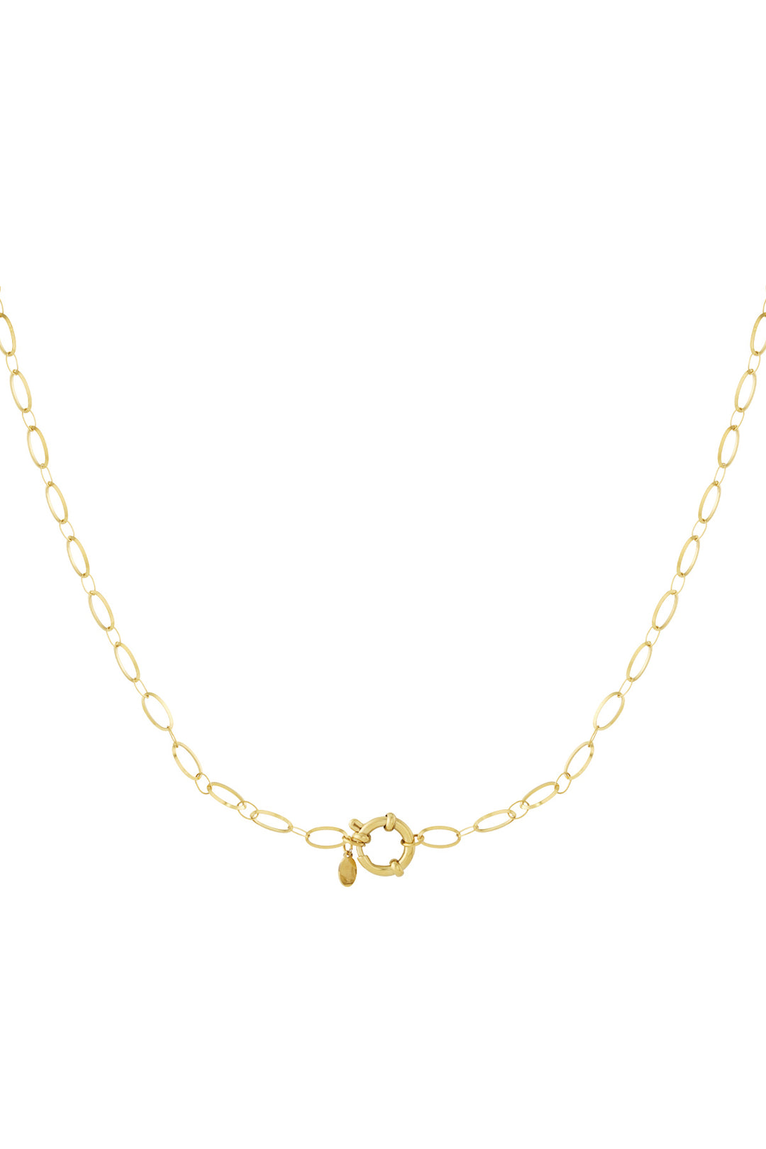 Simple lock necklace