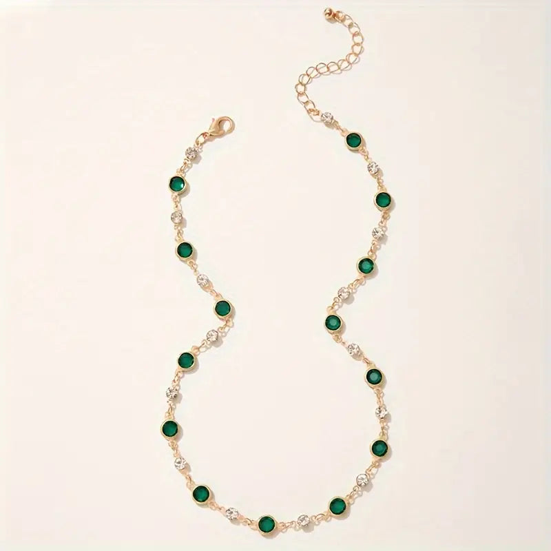 Groene Smaragd Hanger Ketting