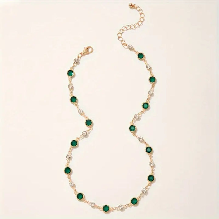 Groene Smaragd Hanger Ketting