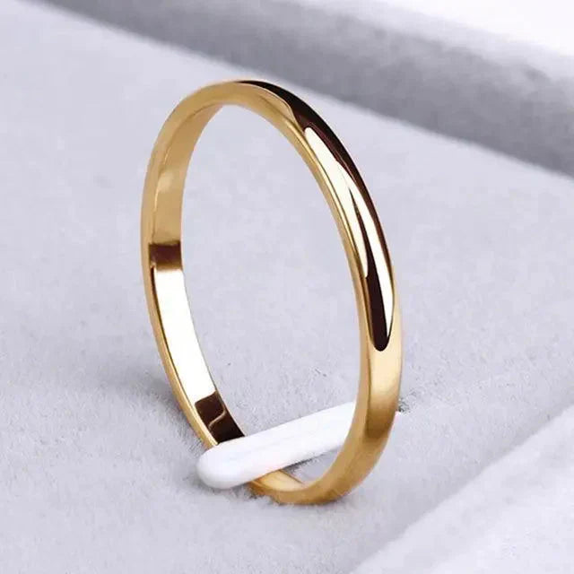 Elegante Minimalistische Ring in Goud en Zilver