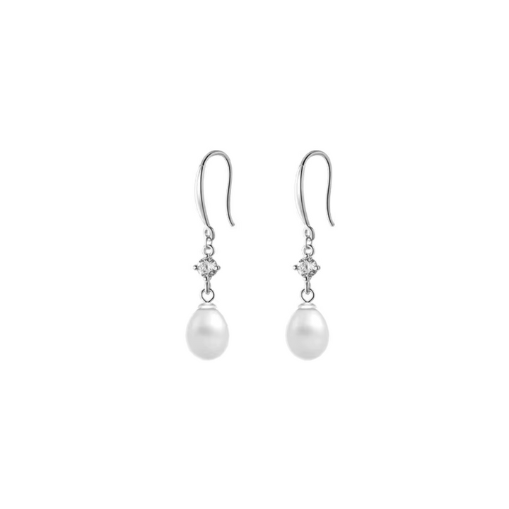 Barok Perle Zircon Stud Øreringe