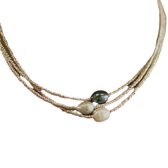 Retro Natuurlijke Parel Pendant