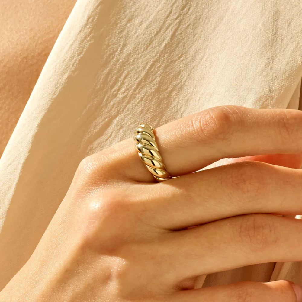 Croissant-Shaped Ring