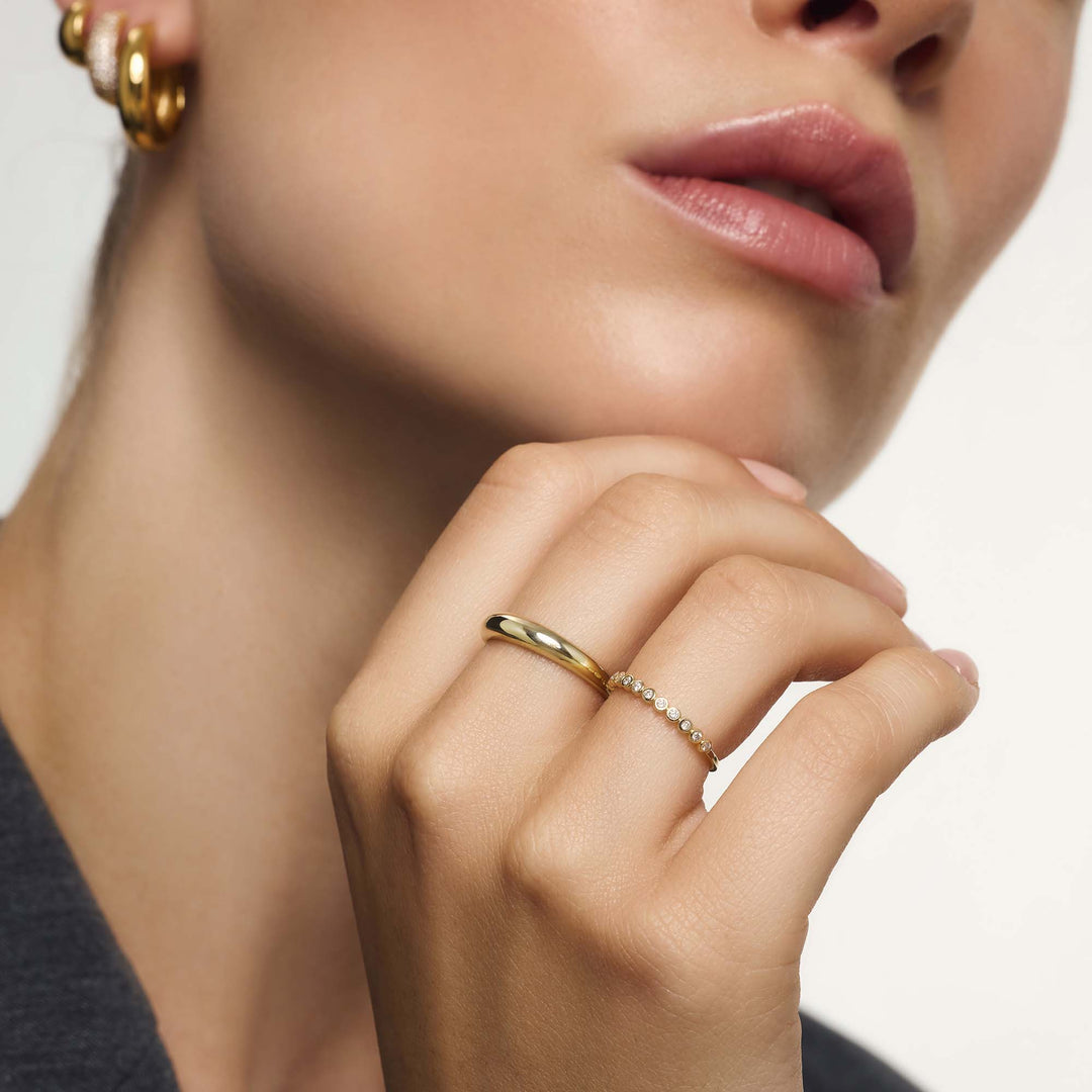 Mid-Sized Dome Ring